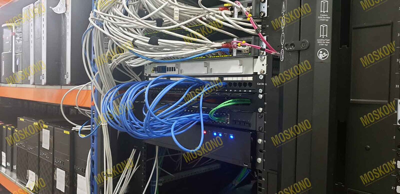 Монтаж оптических крос...